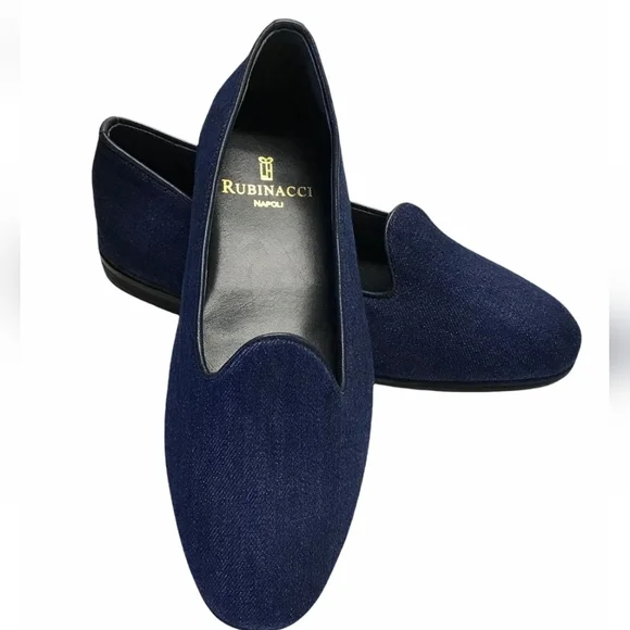 Rubinacci Napoli | Shoes | Rubinacci Napoli Denim Shoes  display picture 3